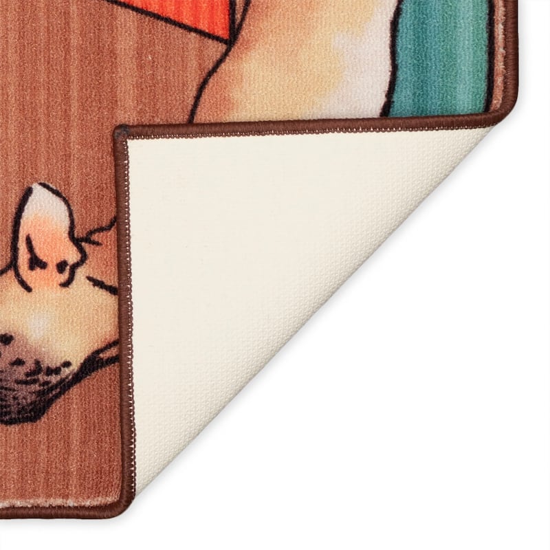 Liora Manne Siena Downward Dogs Indoor Mat