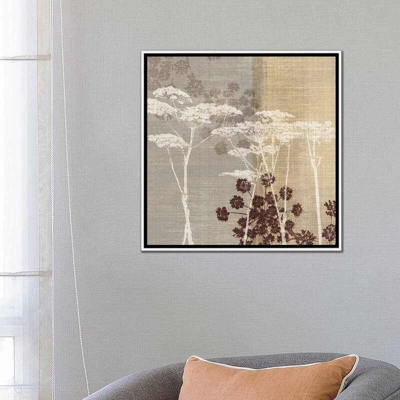 iCanvas "Lace I" by Tandi Venter Framed