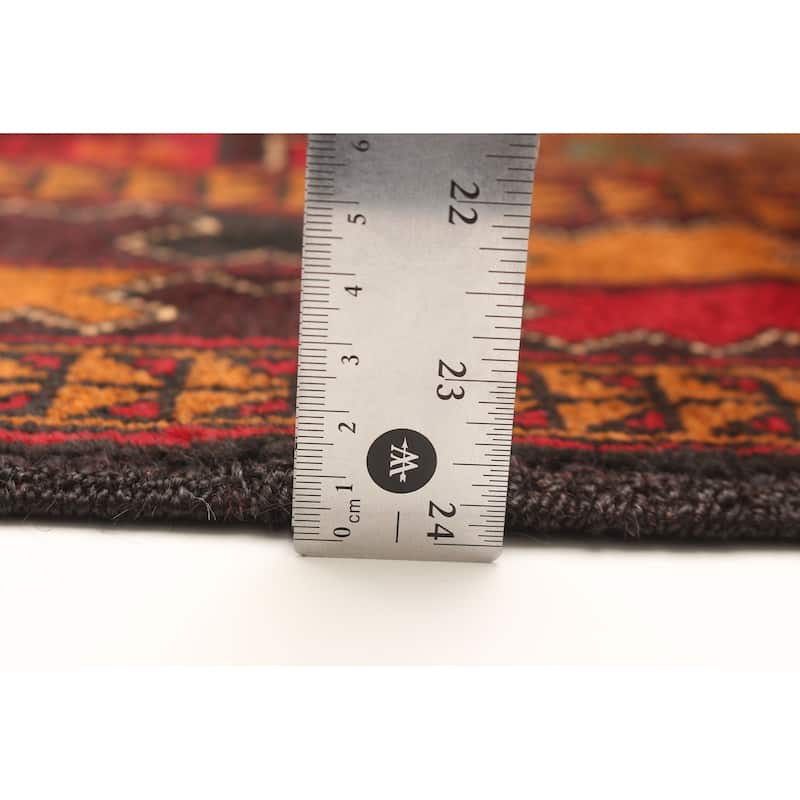 ECARPETGALLERY Hand-knotted Teimani Red Wool Rug - 3'5 x 6'8