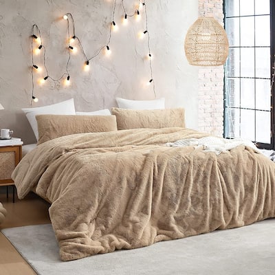 Man Crush - Coma Inducer® Oversized Comforter Set - Teddy Bear Brown