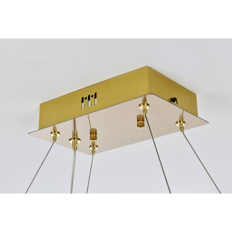Indigo Home 51 inch Adjustable LED Chandelier