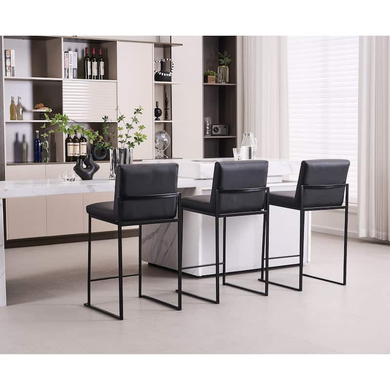 Home 2 Office London Stackable Barstool Set of 3