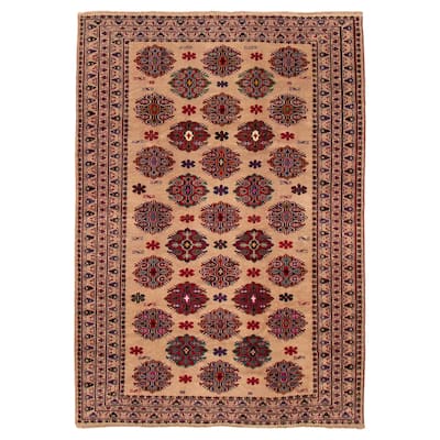 Teimani Tan Rug 6'8" x 9'3" - 6'8 x 9'3
