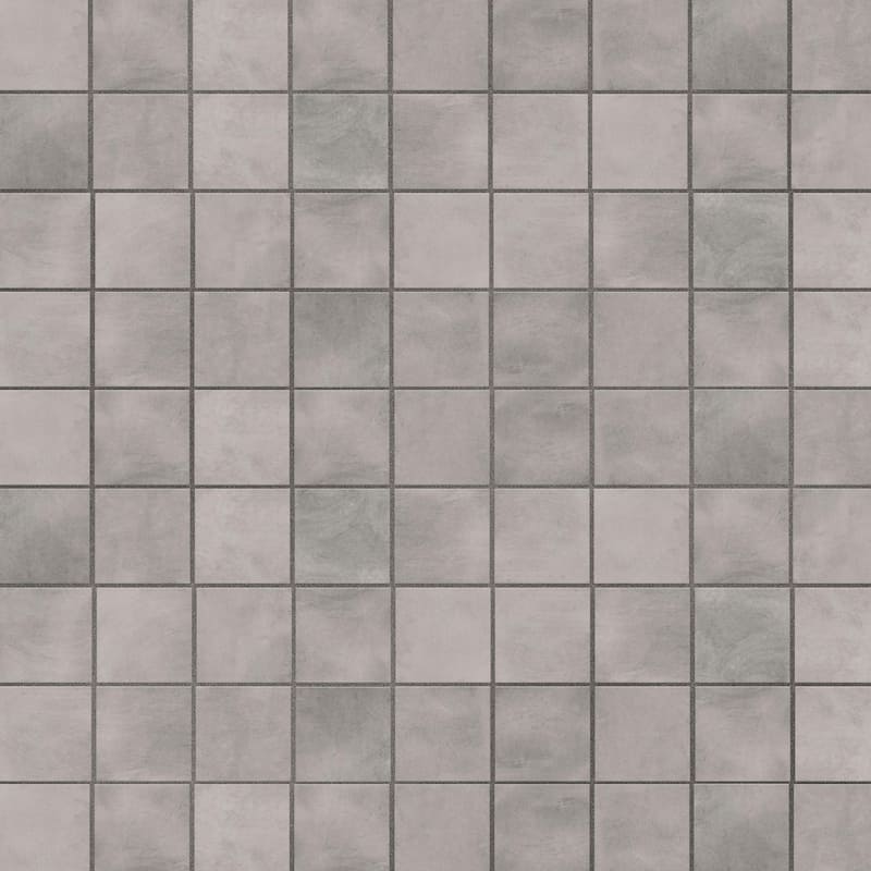 Merola Tile Laverton Taco Gris 1-5/8" x 1-5/8" Porcelain Floor and Wall Tile