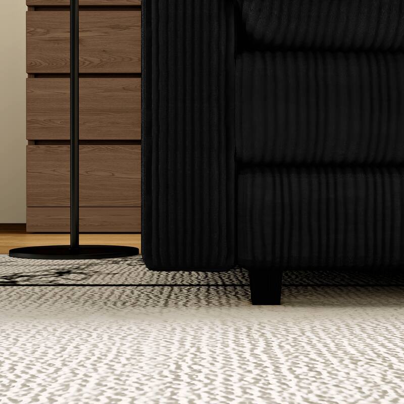 Modular Sectional Sofa,Deep Seat Couch for Living Room , Modern L-Shaped Sofa for Living Room Bedroom Apartment
