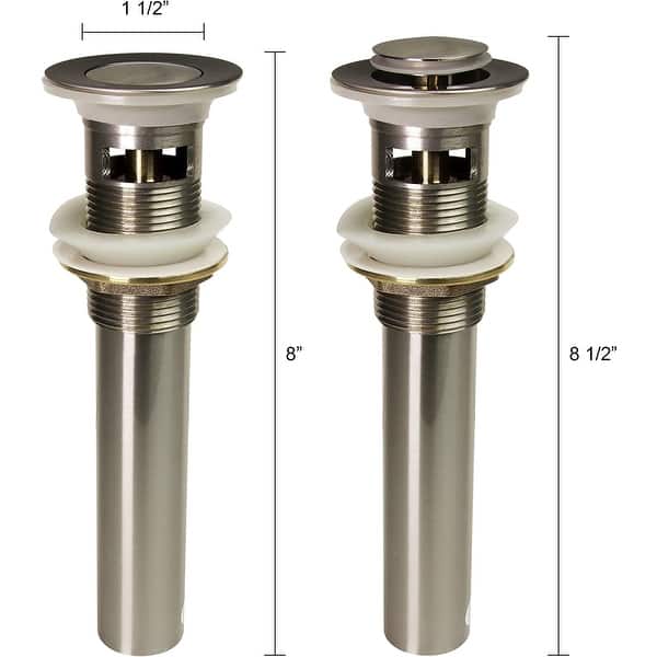 Pop Up Drain With Overflownull