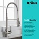 preview thumbnail 11 of 176, Kraus Britt Commercial 3-Function 1-Handle Pulldown Kitchen Faucet