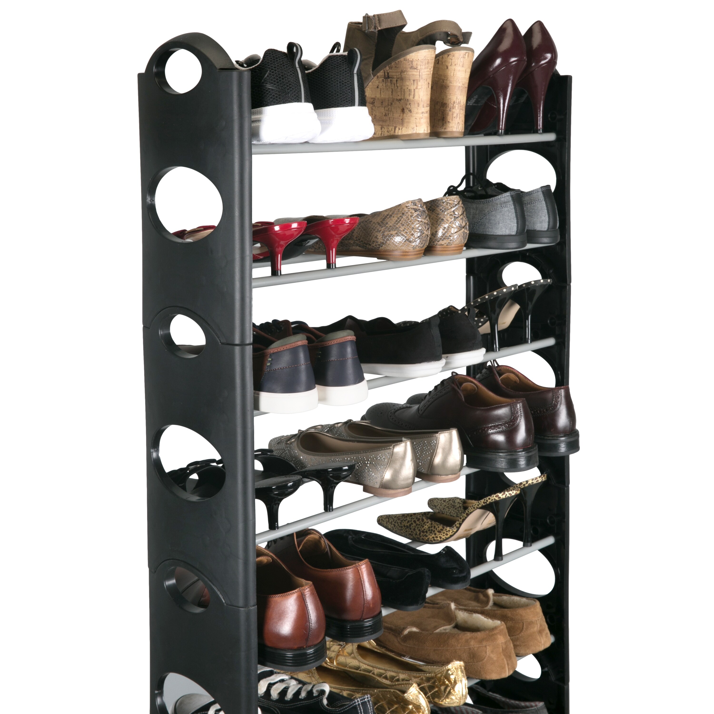 Simplify 30 Pair Stackable Frame Shoe Rack 10 tier On Sale Bed Bath Beyond 32056512