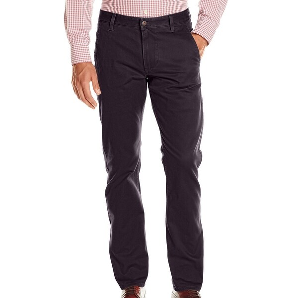 slim fit tapered khakis