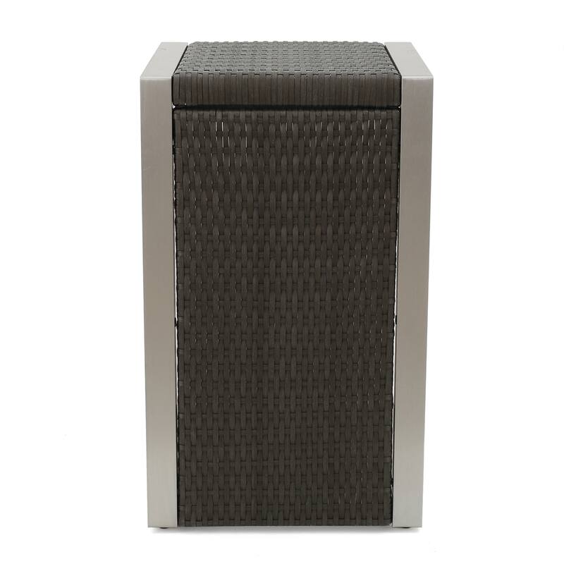 Cape Coral Modern C-Shaped End Table by Christopher Knight Home - 14.50" L x 15.00" W x 24.00" H