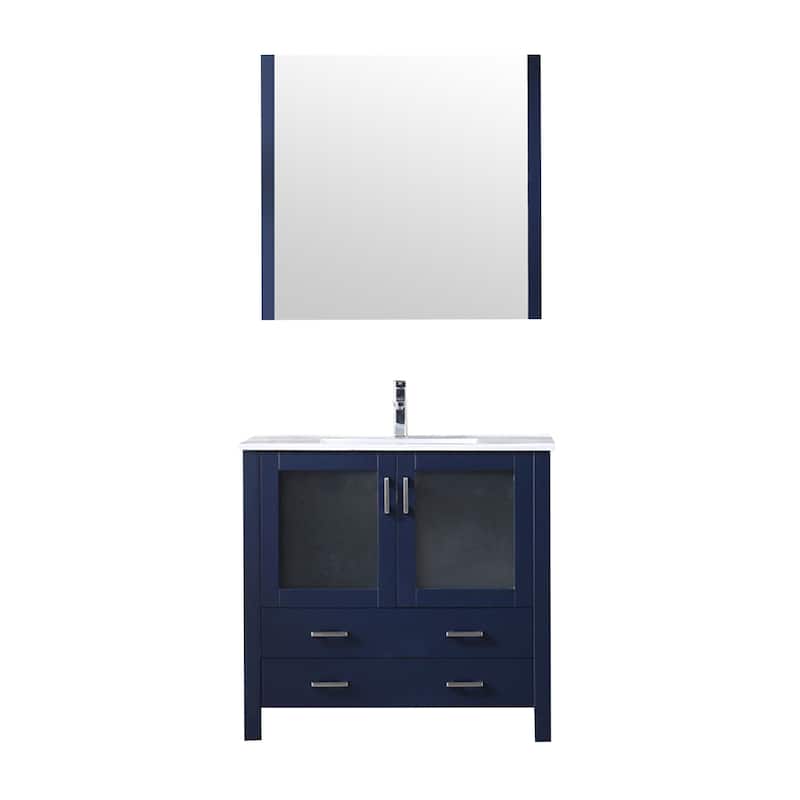Lexora Volez 36 inch single Bathroom Vanity Complete Set With Faucet