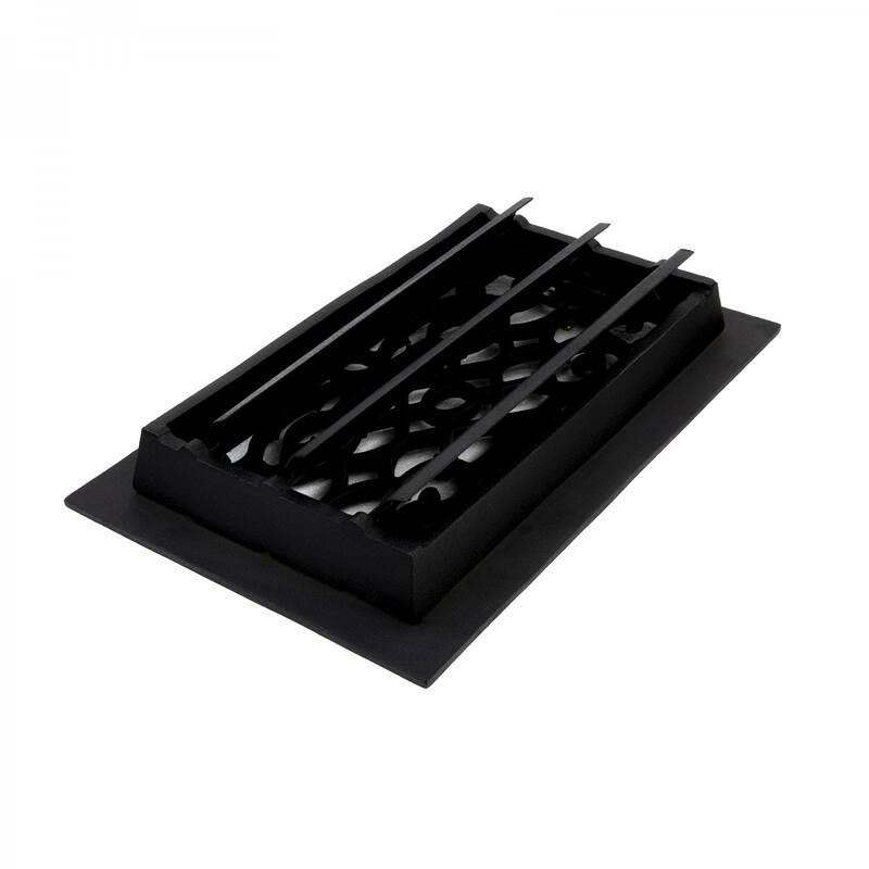 Black Air Vent Registers, Grilles & Vents 16" X 10" Cast Aluminum Wall/Ceiling/Floor Vent Register Renovators Supply