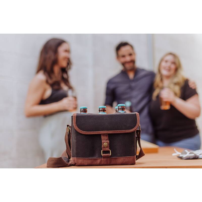 Picnic Time Legacy Beer Caddy Cooler Tote with Opener - N/A