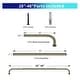 preview thumbnail 53 of 98, Energy-saving Wraparound Adjustable French Blackout Curtain Rod Set