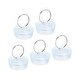 preview thumbnail 1 of 3, Rubber Sink Plug, 5pcs Clear Drain Stopper Fit 1-5/16" to 1-11/32" Drain