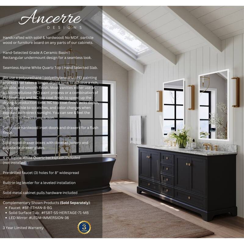 Ancerre Designs Audrey Bathroom Vanity Set