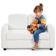 preview thumbnail 30 of 28, Gymax 2-Seat Kids Sofa Toddler Sofa Couch w/ Soft Teddy Fleece