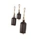 preview thumbnail 7 of 23, Multi-Color Metal Tibetan Inspired Indoor Outdoor Decorative Cow Bells with Jute Hanging Rope (Set of 3) - Set of 3 - 10",8",6"H
