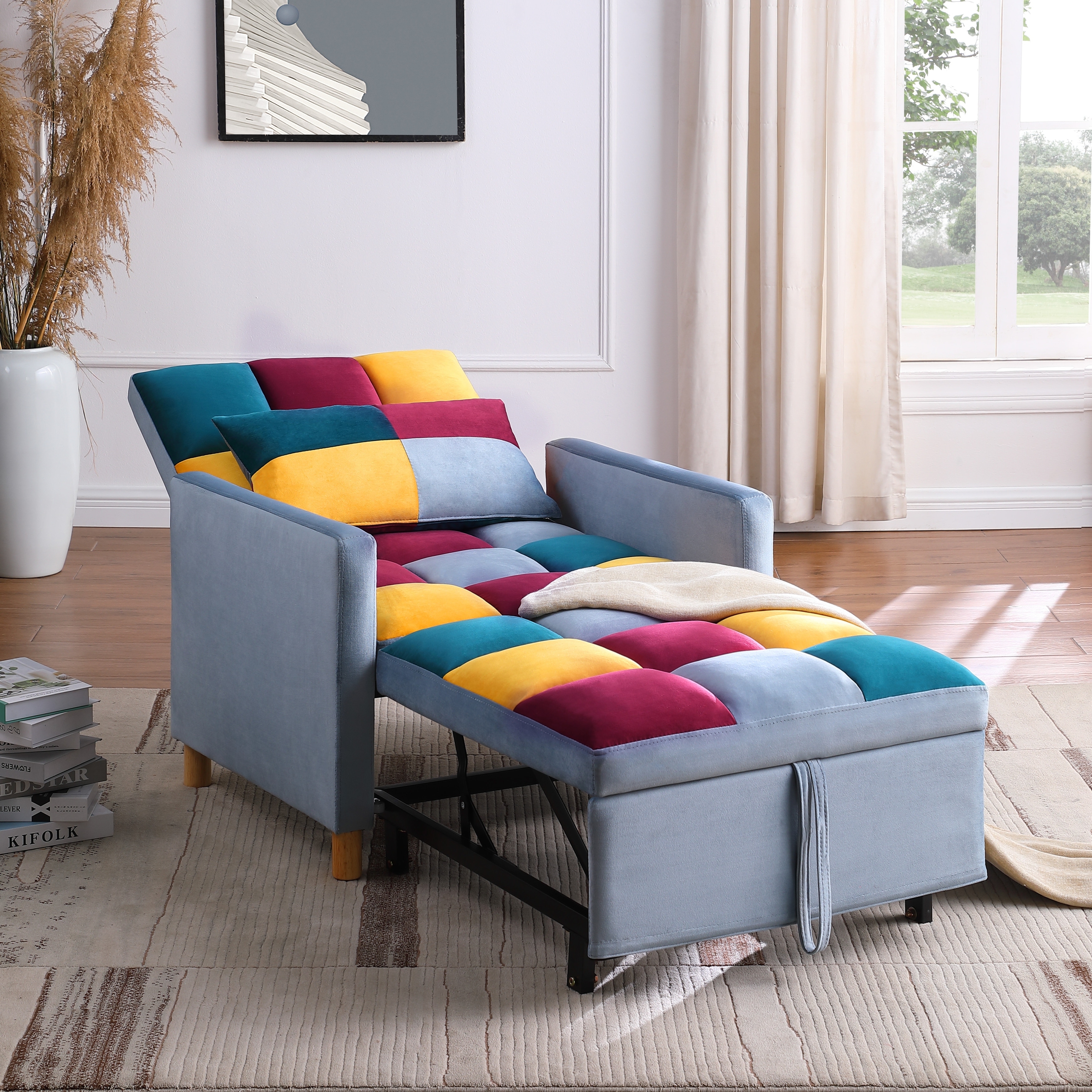 Bed chair with arms store