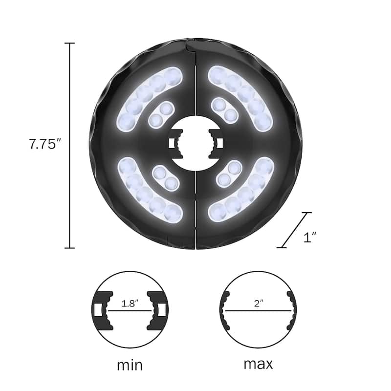 Rechargeable LED Patio Umbrella Light by Pure Garden