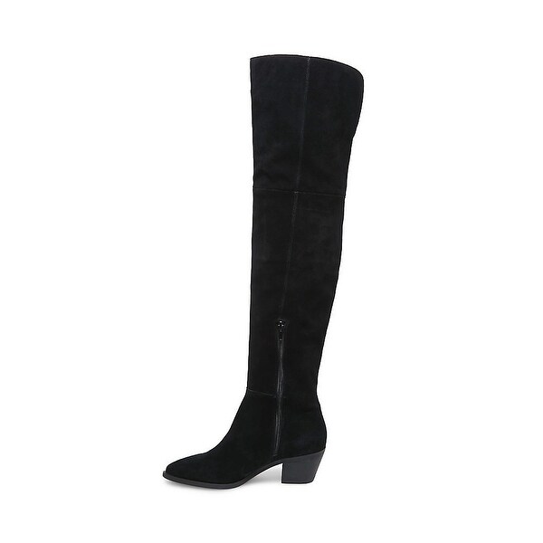 steve madden lucca black suede