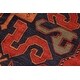 preview thumbnail 5 of 6, Antique Tribal Kargahi Emelia Rust Blue Wool Rug - 6'6 x 10'0 - 6'6" x 10'0"