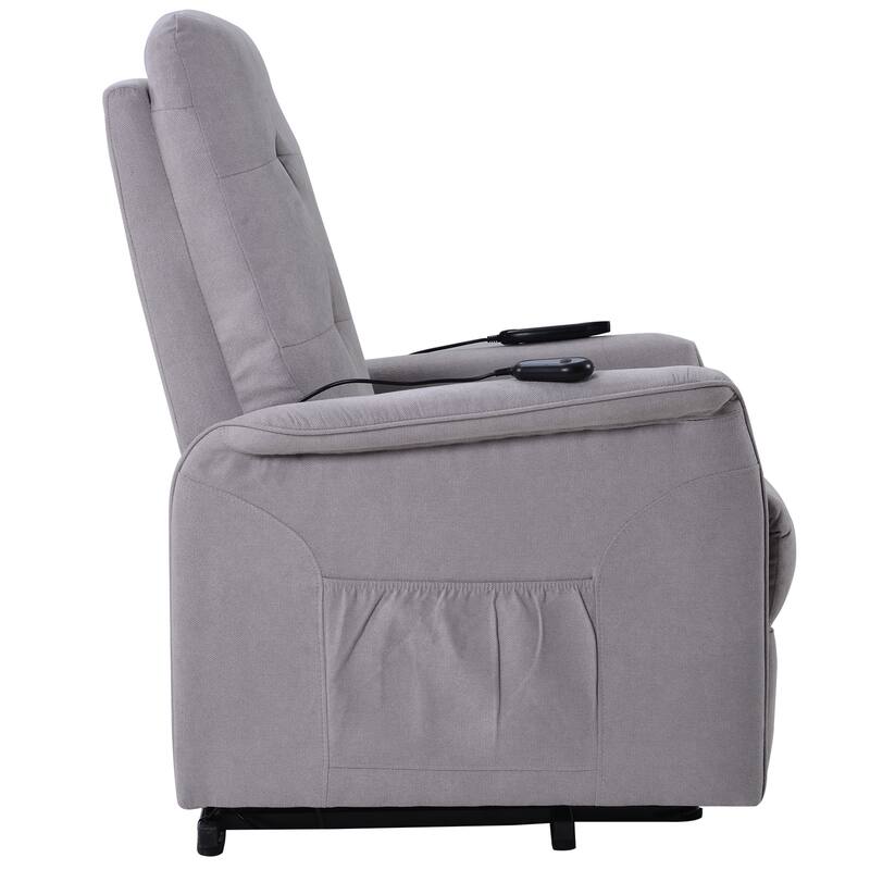 Orisfur. Power Lift Chair for Elderly with Adjustable Massage Function Recliner Chair for Living Room
