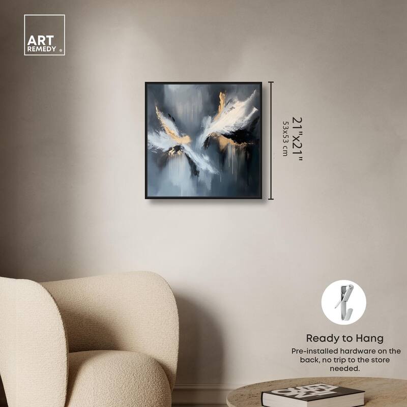 Wings of Gold Canvas by Art Remedy