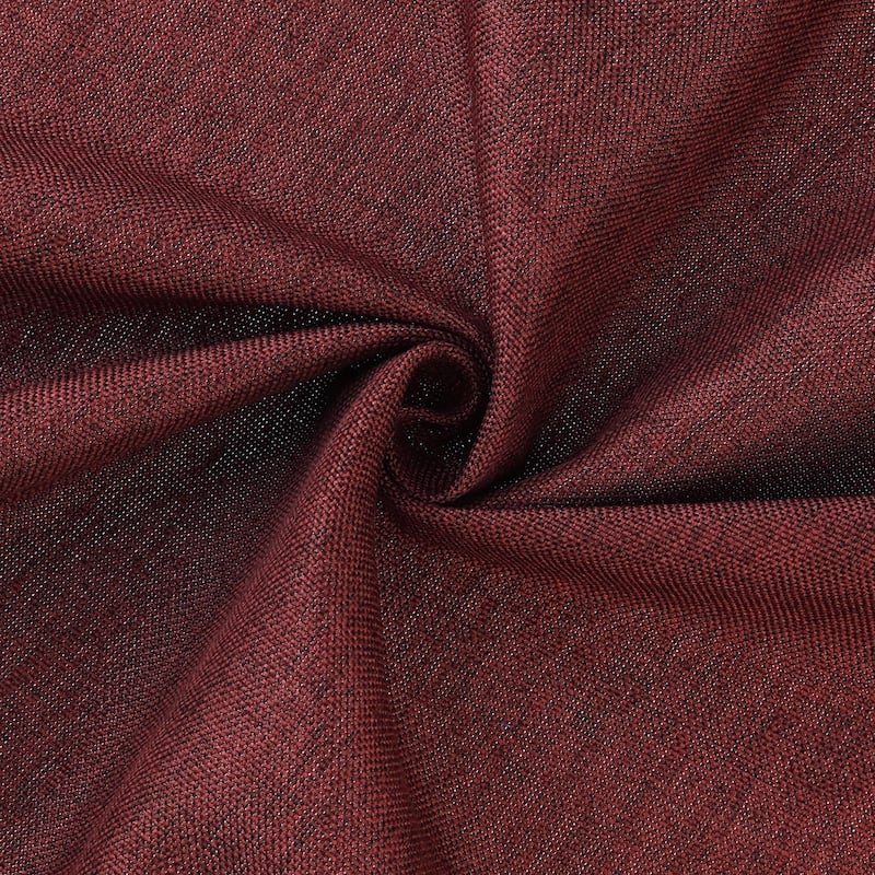 1 Pack Rectangle Tablecloth, Cotton Linen Waterproof Table Cover - Red - 55x87inch