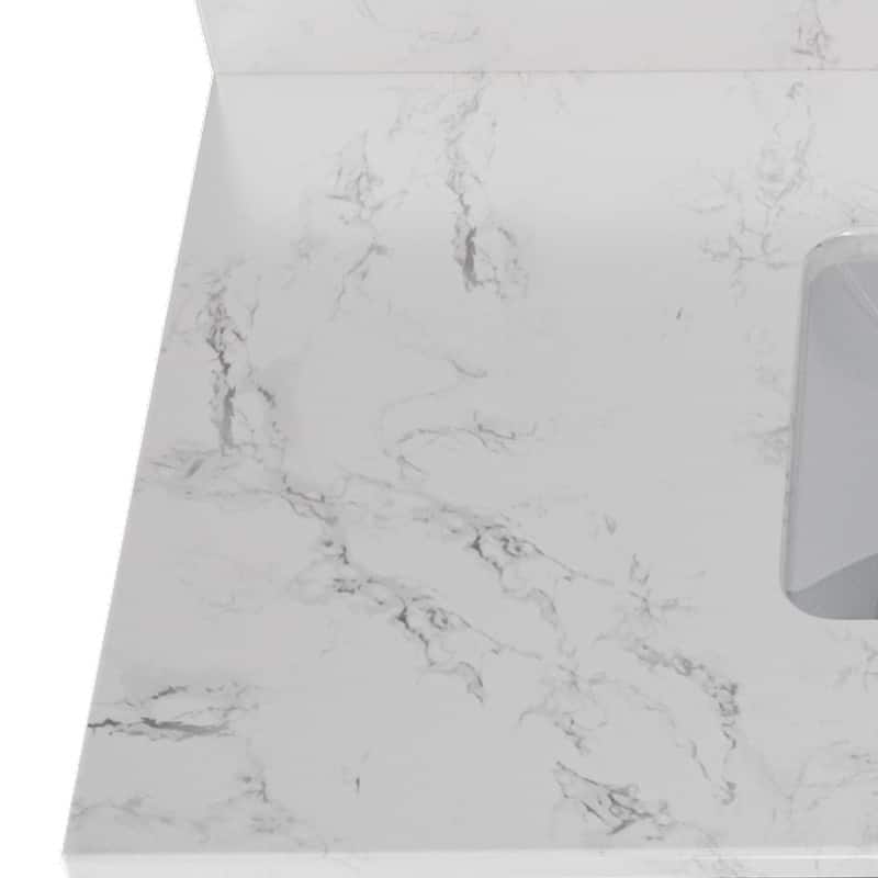 42-Inch Solid Wood Bathroom Vanity with Sink - Minimalist Elegant Style