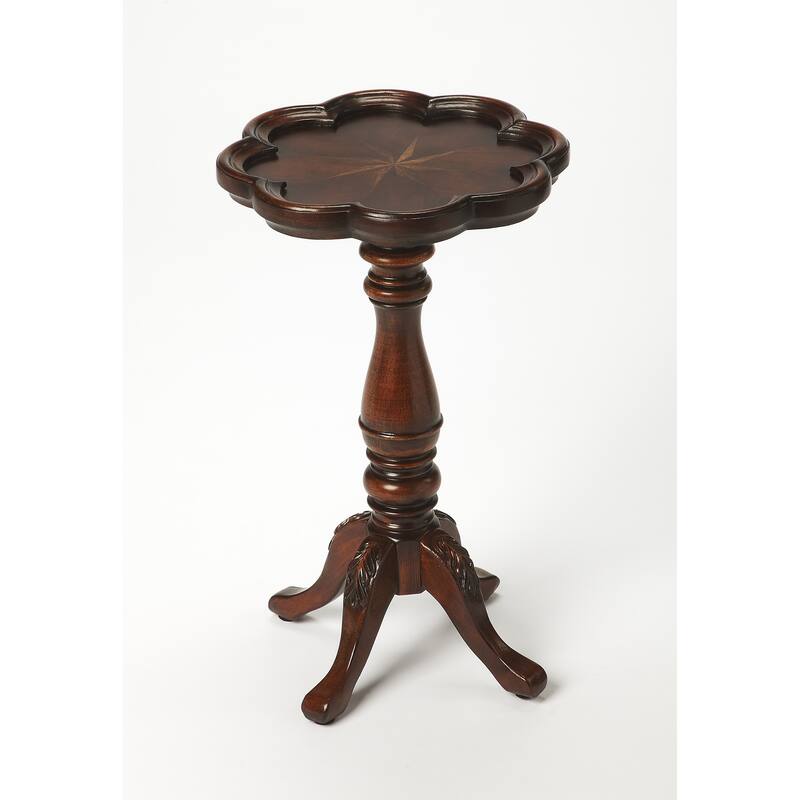 Whitman Scalloped Edge Accent Table - Chery