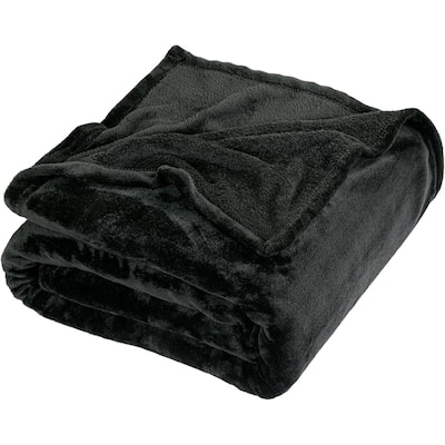 Royale Linens Fleece Throw - Bed Blanket