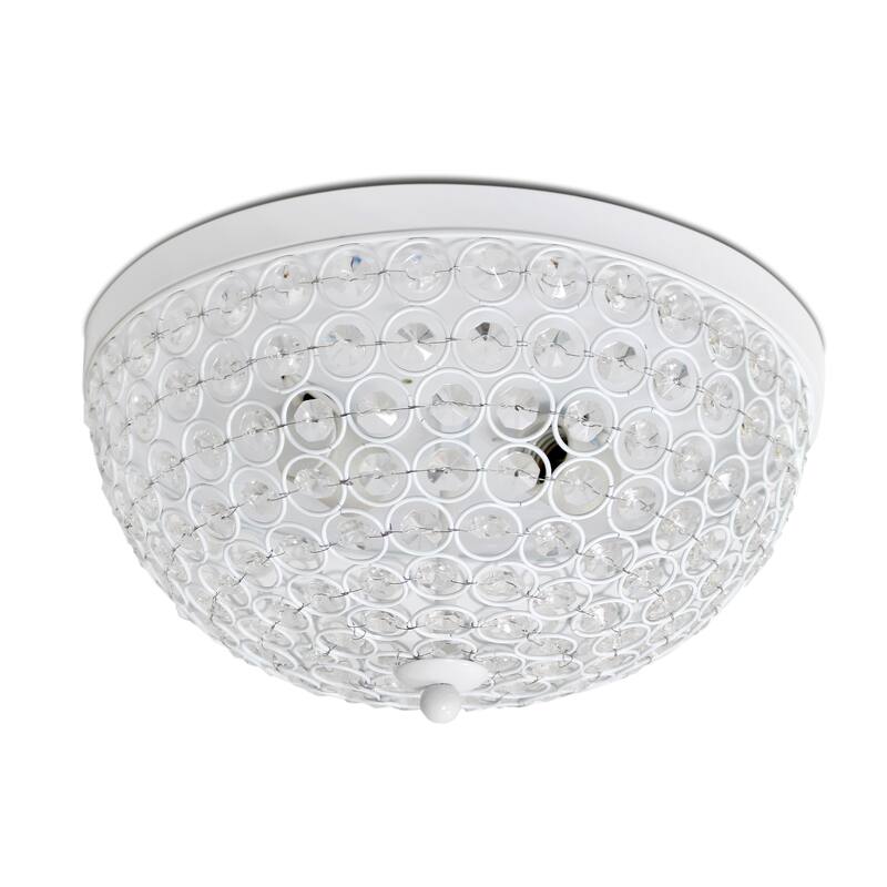 Light Elipse Crystal Flush Mount Ceiling Light