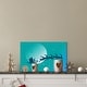 preview thumbnail 8 of 8, Moonlit Skaters-Premium Gallery Wrapped Canvas - Ready to Hang