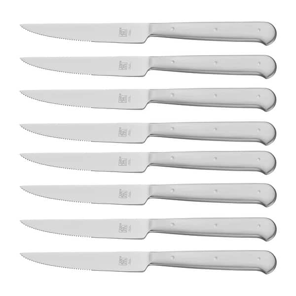 slide 2 of 8, ZWILLING Porterhouse Razor-Sharp Steak Knife Set of 8 with Black Presentation Case, Gift Set - 8-pc Black - 8 Piece - 8-pc