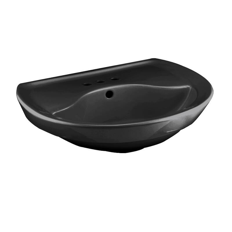 American Standard Ravenna Pedestal Sink Only with 24-1/4" Length and