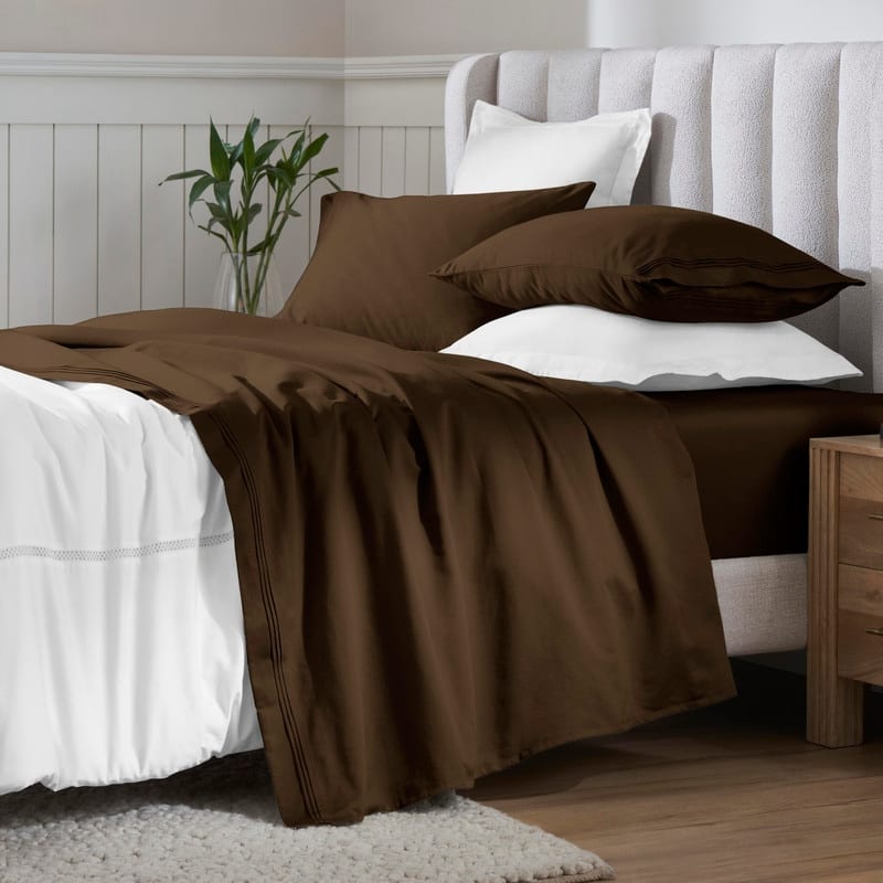 Superior Egyptian Cotton 650 Thread Count Deep Pocket Solid Sheet Set