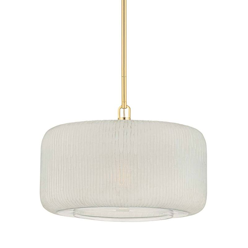 Hudson Valley Lighting 7020 Beechurst 20" Wide Pendant - Aged Brass
