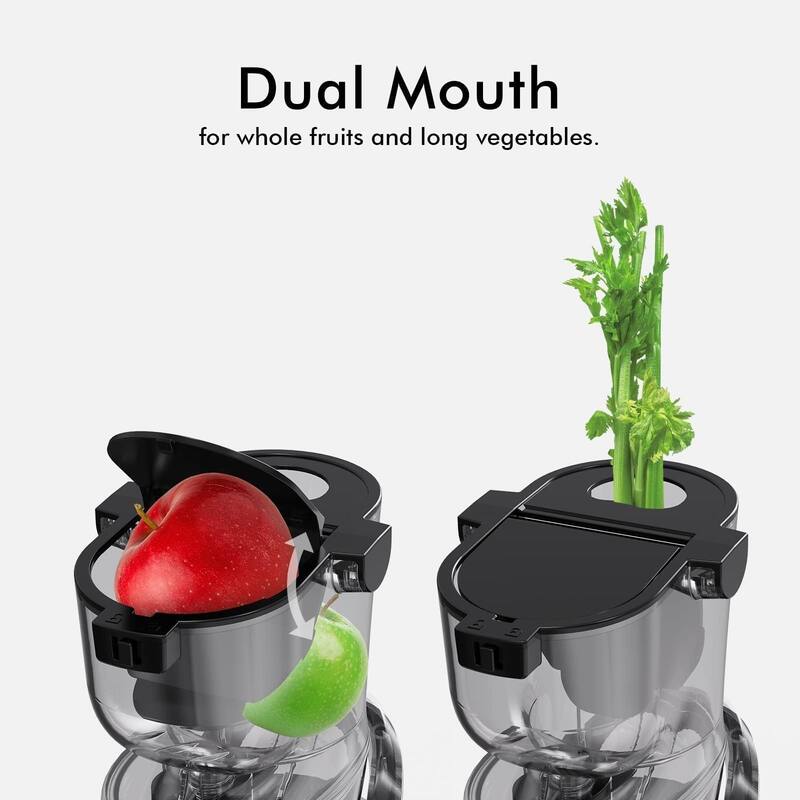Cold Press Juicer Machines with 83mm Big Mouth, Whole Slow Masticating