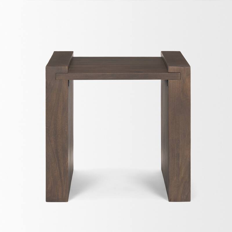 Wesson Light / Dark Brown Wood Accent Table
