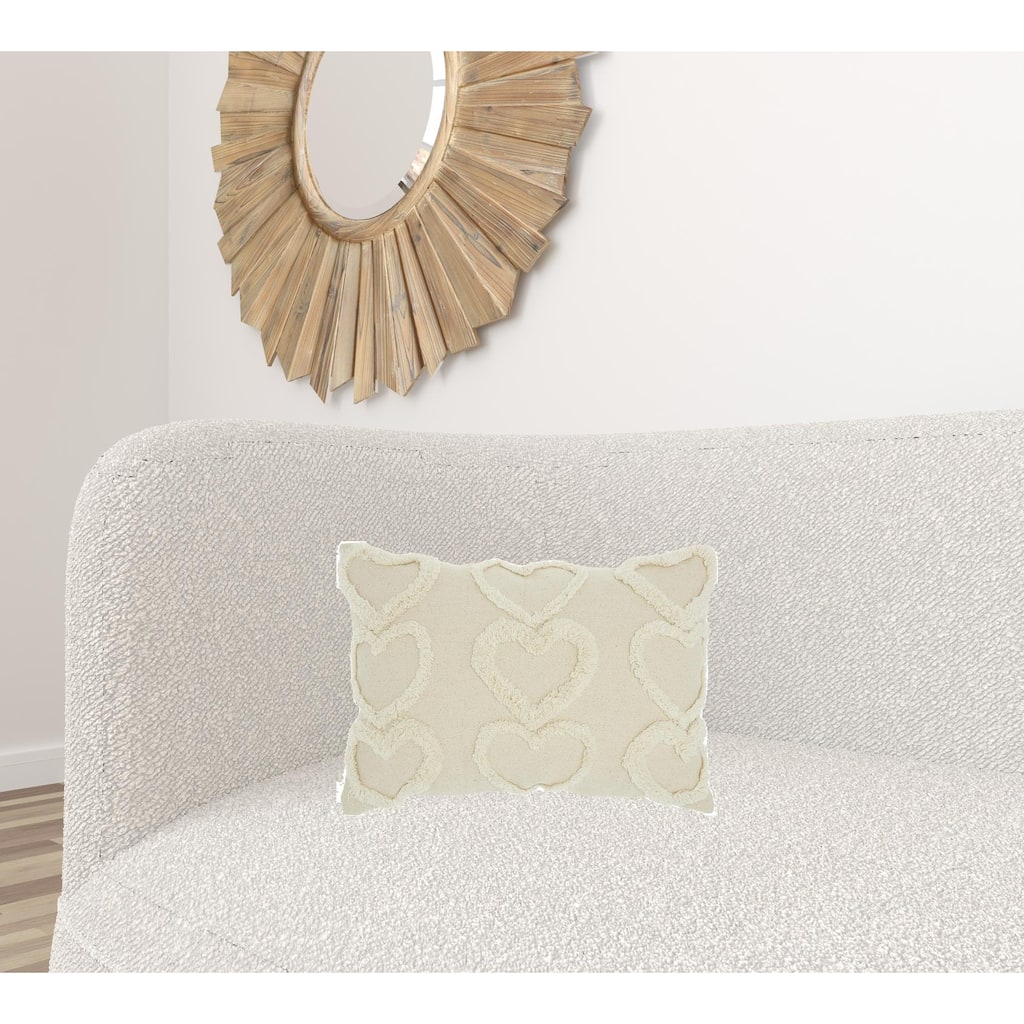 14" X 20" Off White Cotton