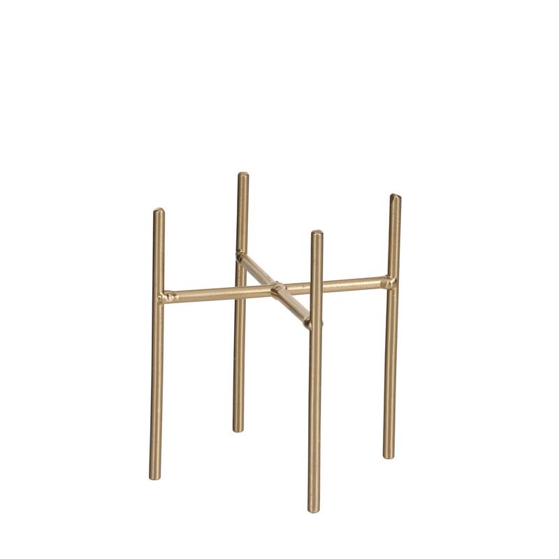 Ascot Plant Stand Gold 4.5"Dia - ST - Gold