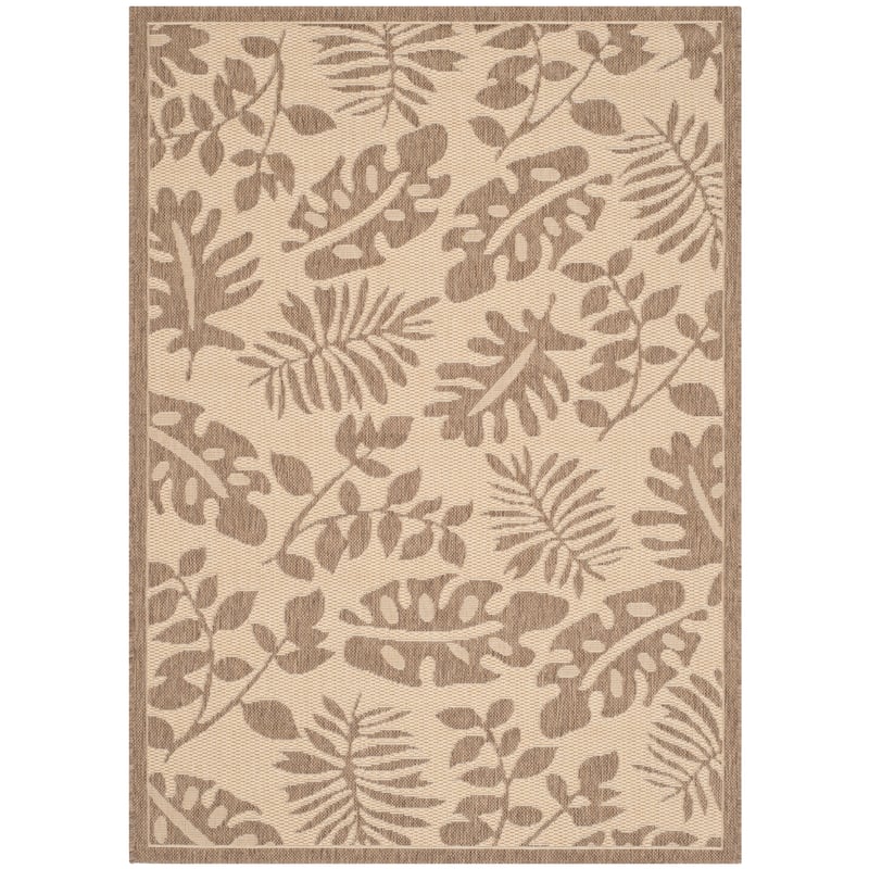Martha Stewart by SAFAVIEH Paradise Indoor/ Outdoor Waterproof Rug - Cream - 5'3" x 7'7"