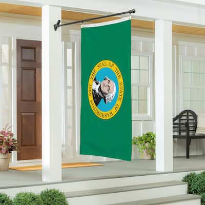 State of Washington Double Sided Flag w/ 2 Grommets, 3'x5'
