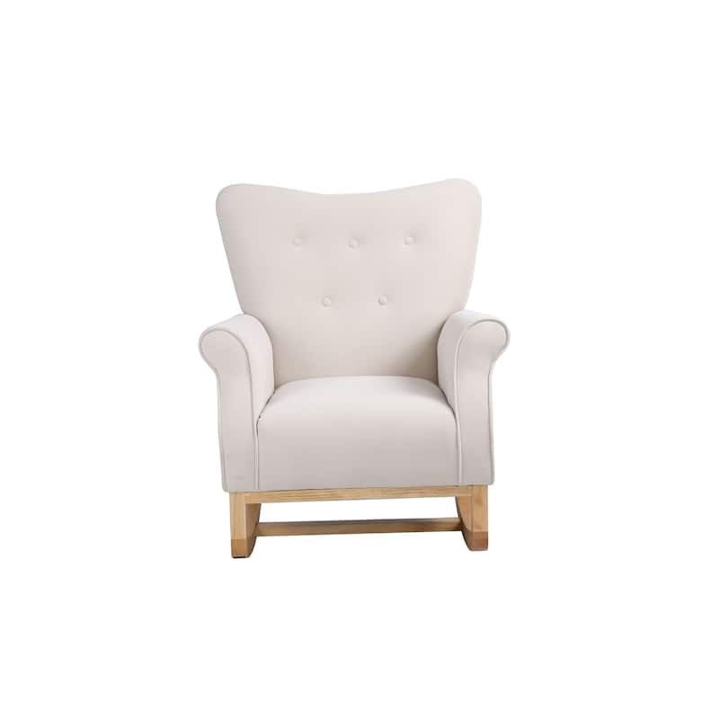 Modern Upholstered Rocking Chair