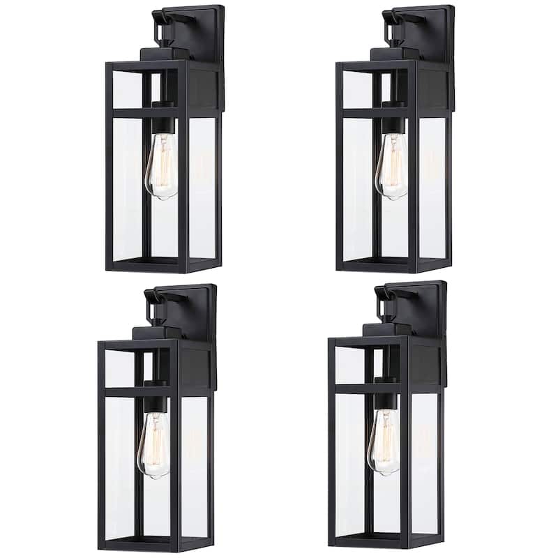 4 Pack Outdoor Wall Light - 5.9"x7.76"x17.99" - 5.9"x7.76"x17.99"
