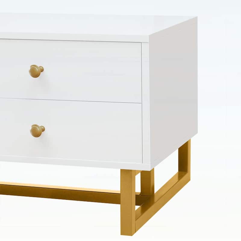 Modern TV Stand for 65+ Inch TVs,Entertainment Center with Storage and Elegant Wave Groove Design