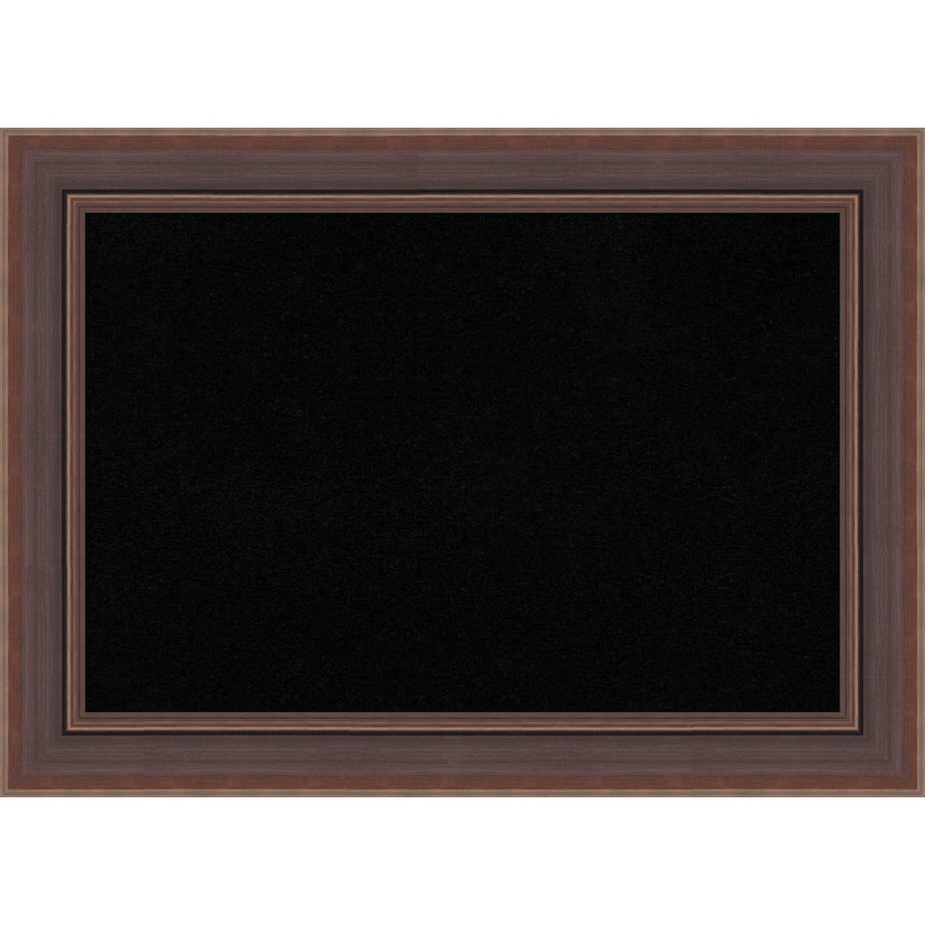 Moab Brown Bronze Framed Cork Board - Bulletin Board, Organization Board, Pin Board