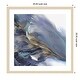 preview thumbnail 4 of 4, Water Wonder by Eli Jones Wood Framed Wall Art Print - Svelte Natural