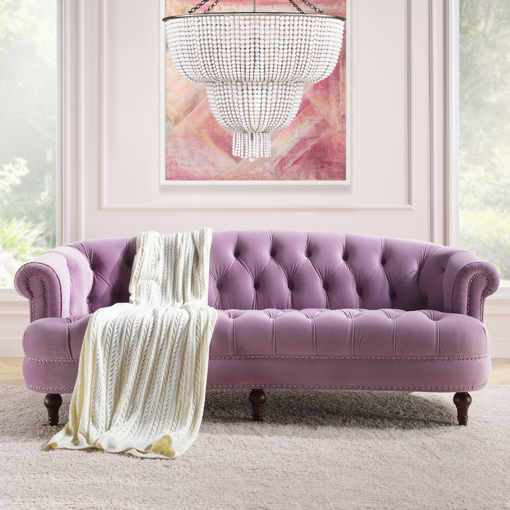 Jennifer taylor home la rosa deals chesterfield sofa tufted